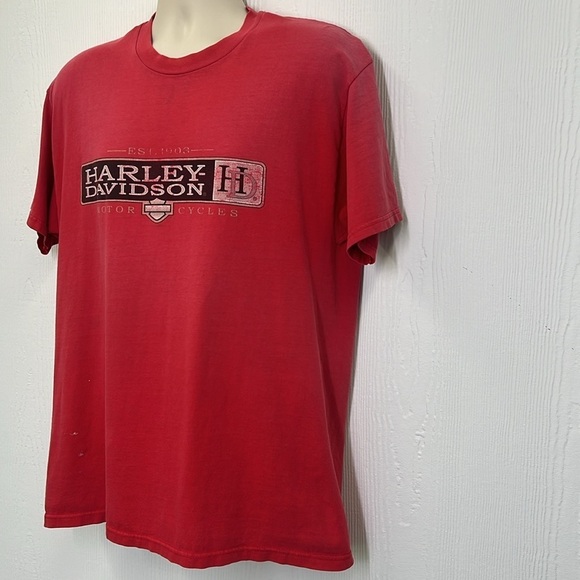 Harley Davidson - Low Country Charlestown South Carolina Faded Out T Shirt Large - Picture 6 of 13